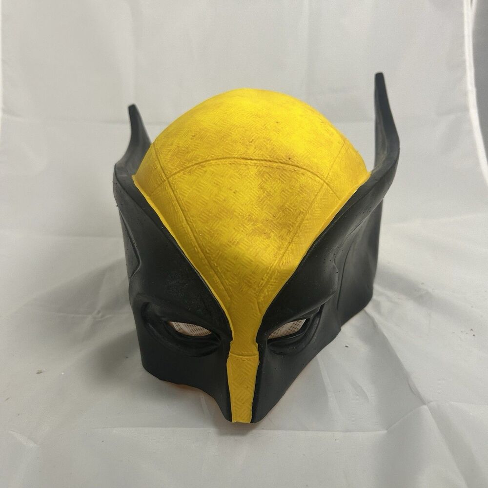 Black and Yellow Superhero Mask